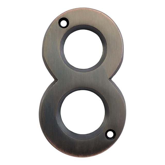 Número 8 Hy-Ko Bronce 10.16 Cm Para Fachada