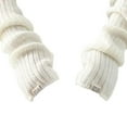 thumbnail image 6 of menolana Arm Warmers Fashion Arm Sleeves Wrist Warmer Cute Cold Weather Fingerless Gloves white, 6 of 8