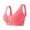 Watermelon Red, variant on Women Bras CDG Large Cup Size Seamless Sports Bra Wirefree Yoga Bra With Removable Pads Bras for Women Beige M