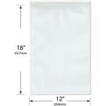 thumbnail image 2 of Plymor 12" x 18" (Pack of 50), 6 Mil Industrial Duty Zipper Reclosable Plastic Bags, 2 of 3