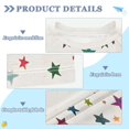 thumbnail image 2 of FORMRS Boys Rash Guard Short Sleeves Swim Shirt Quick Dry UPF 50+ Sun Protection, Sizes 3-12T, Beige Stars, 2 of 6