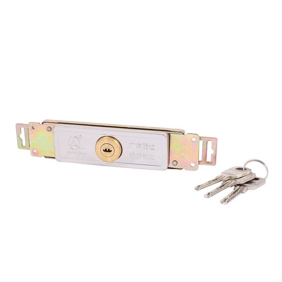 Unique Bargains Metal Security Locker Store Warehouse Garage Rolling Gate Door Lock Brass