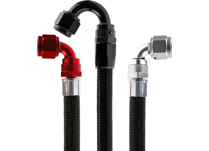 REDHORSE 235-10-20 -10 ESERIES BLACK 235 E85 COMPATIBLE STAINLESS CORE HOSE - 20