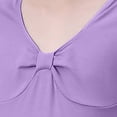 thumbnail image 6 of Girls Short Sleeve Dance Leotard with Front Bow Detail,Cute Ballet Bodysuit, 6 of 7