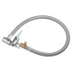 thumbnail image 1 of Manguera de extensión de inflador de neumáticos de 40 cm con conector portátil, tubo de bomba de liberación de aire de bloqueo de mandril, tubo de conexión de válvula de neumático para coche, camión, bicicleta Unique Bargains mandriles para neumáticos de automóviles, 1 of 7
