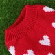 thumbnail image 3 of Corazón de perro Falda de Navidad Adorable Año Nuevo Mascota ropa de perro Suéter de perro Suministros para mascotas (Tamaño M), 3 of 7