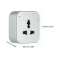 thumbnail image 4 of Yeacher Universal 3-Pin Track Sockets Power Track Socket Outlet Versatile Electric Mobile Track Socket Power Track Adapter, 4 of 8