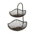 thumbnail image 3 of TISHITA Metal Fruit Basket Fruit Bowl Kitchen Modern Countertop Efficient Organization Black Decorative Veggie Holder Stand Organizer 20cmx30cm, 3 of 8