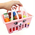 thumbnail image 4 of Zoo Troop: Bunny Basket - Pink Basket Playset With 16 Pcs Of Play Food & 7 Pcs Food Boxes, Kitchen Pretend Play, Toy Kids Ages 2+, 4 of 6