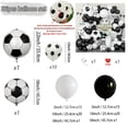 thumbnail image 2 of Kit de arco con forma de globo con forma de balón de fútbol, 86 piezas, 2 of 2