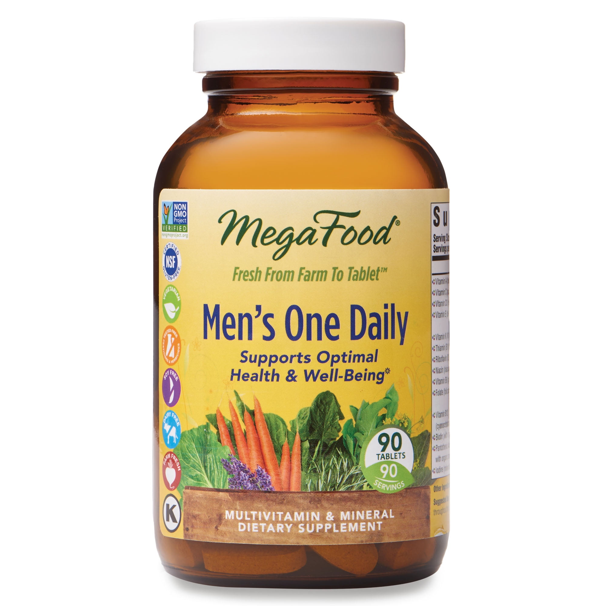 MegaFood Men's One Daily Daily Multivitamin and Mineral Dietary