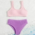 thumbnail image 3 of BULLPIANO Little Girls Two-pieces Tankini Swimwear Swimsuits Bikini Bathing Suit 2 Piece Swimsuit Beach Bathing Suit for Vacation, 3 of 6