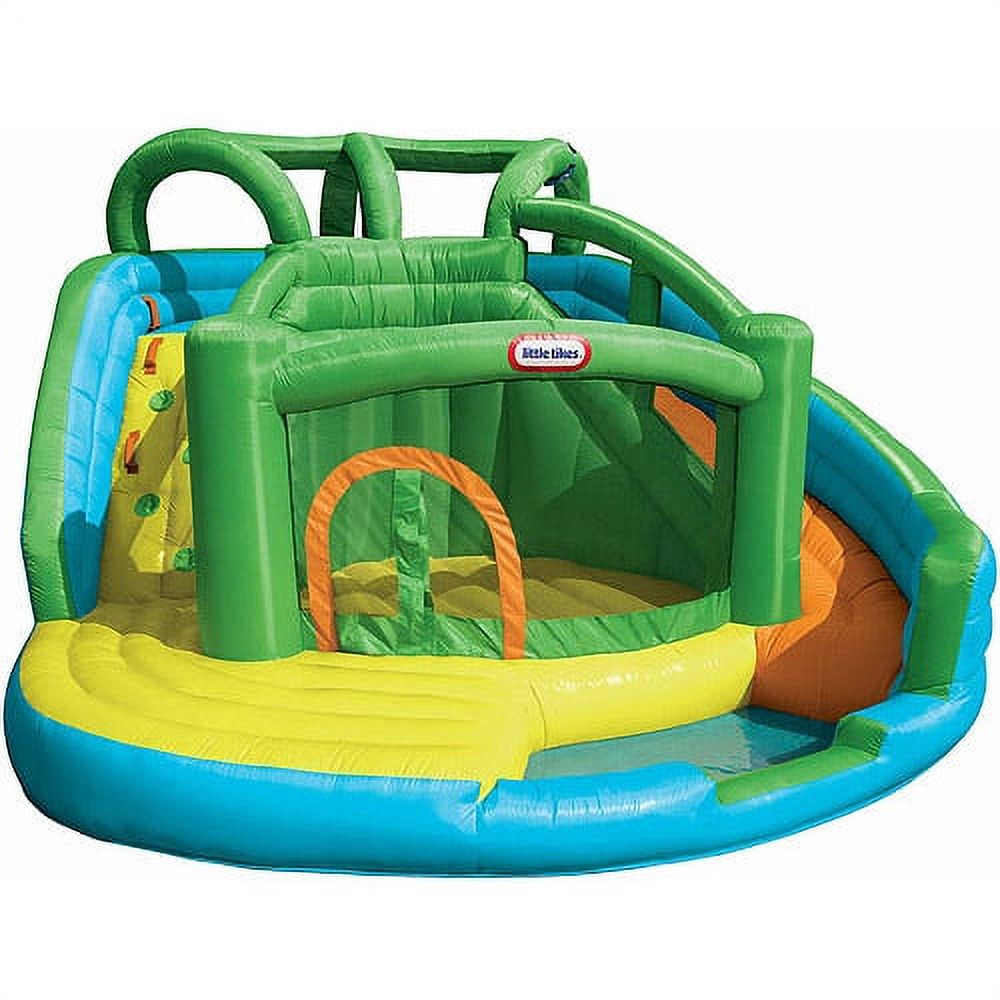 Little Tikes 2-in-1 Wet 'n Dry Inflatable Water Park with 2 Water Slides and Bounce House Including Blower, Kids Outdoor Backyard Playground Toy, Fits up to 4 Kids, Boys Girls Ages 3 4 5+ - image 3 of 6