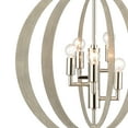 thumbnail image 4 of Elk Home 19-Inch Wide Retro Rings Chandelier, Sandy Beechwood, 4 of 4