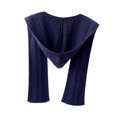 thumbnail image 2 of Bufanda con capucha para la cabeza, calentador de cuello, bufanda con capucha para mujeres, otoño, hombres, al aire libre Azul oscuro, 2 of 8