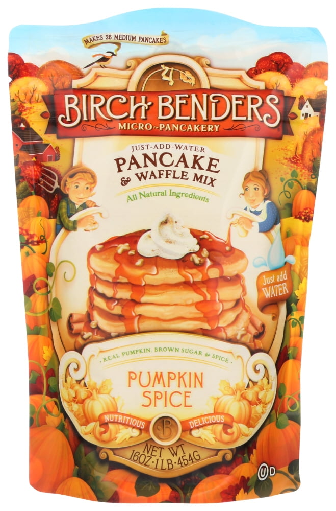 Birch Benders Micro Pancakery Pumpkin Spice Pancake & Waffle Mix, 16 Oz