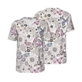 thumbnail image 3 of Daiia Vintage Butterflies Mens Baseball Jersey Button Down Shirts Short Sleeve Sports Uniforms-4X-Large, 3 of 9