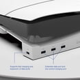 thumbnail image 3 of Para PS5 Soporte horizontal delgado con soporte de base central para Playstation 5 Slim, 3 of 8