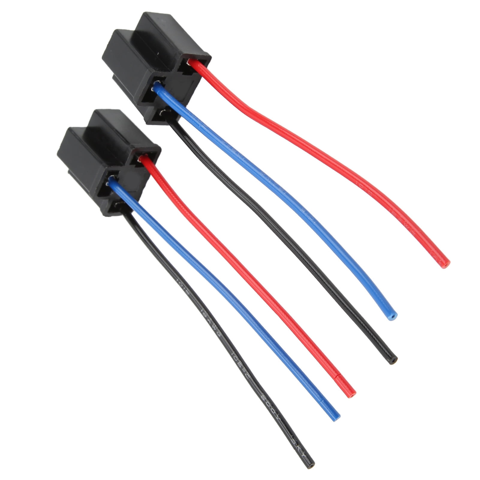 EBTOOLS H4 3 Pin Adapter,Wiring Harness Sockets,2 Pcs H4 HB2 9003