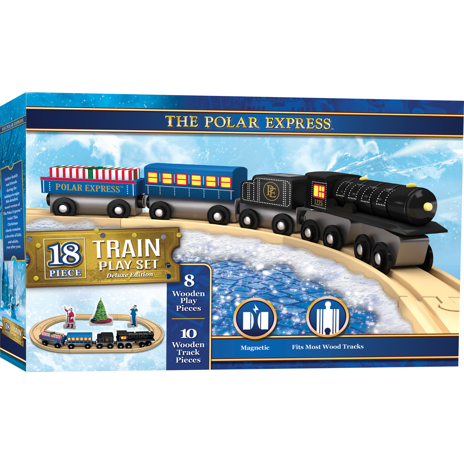 MasterPieces Wood Train Sets - The Polar Express 18 Piece Train Set - image 2 of 4