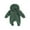 Green, variant on Bagilaanoe Newborn Baby Girl Boys Fall Hooded Jumpsuits Solid Color Long Sleeve Bodysuit 3M 6M 12M Infant Zip Up One Piece Romper