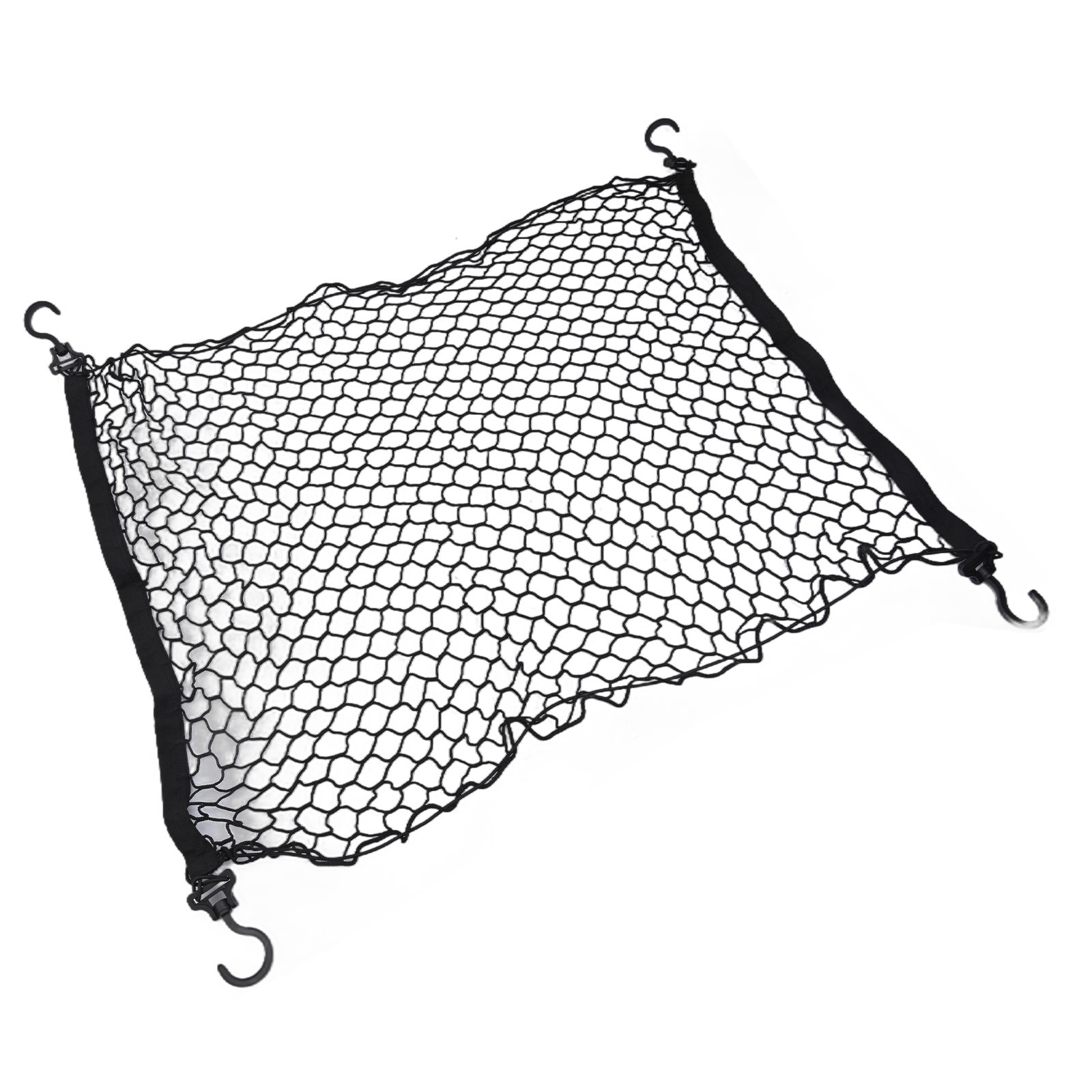 Splihome Camping Storage 1X Folding Wagon Net About 210G 92*76Cm/36.2*30.0Inch Black Folding Trolley Cart Nylon High-Quality