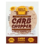 Santa Fe Tortilla Company Carb Chopper 7" Whole Wheat Flour Tortillas, 10 Count (18 oz)