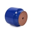 thumbnail image 6 of S-HOME Set of 3 Antique Blue Ceramic Planters, 15" 12" 9" Modern Flower Pots for Indoor/Outdoor, 6 of 12