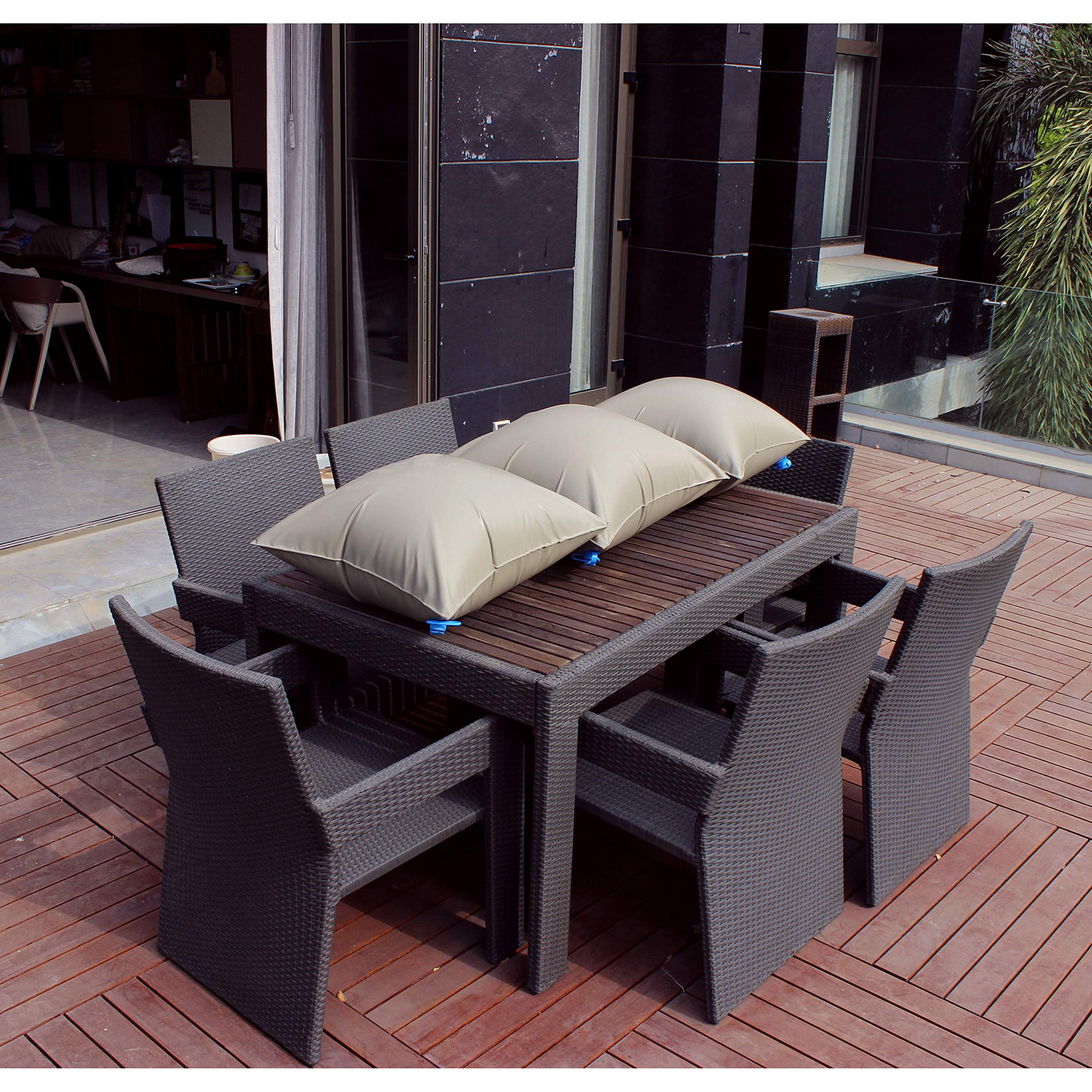 COVERS&ALL Patio Furniture Cover Air Bags, Prevents Water & Snow Pooling, 12 Oz Waterproof, UV & Weather Resistant, Ideal for Patio Backyard Lawn Garden Furniture Outdoor Use (24" x 12" Inches)