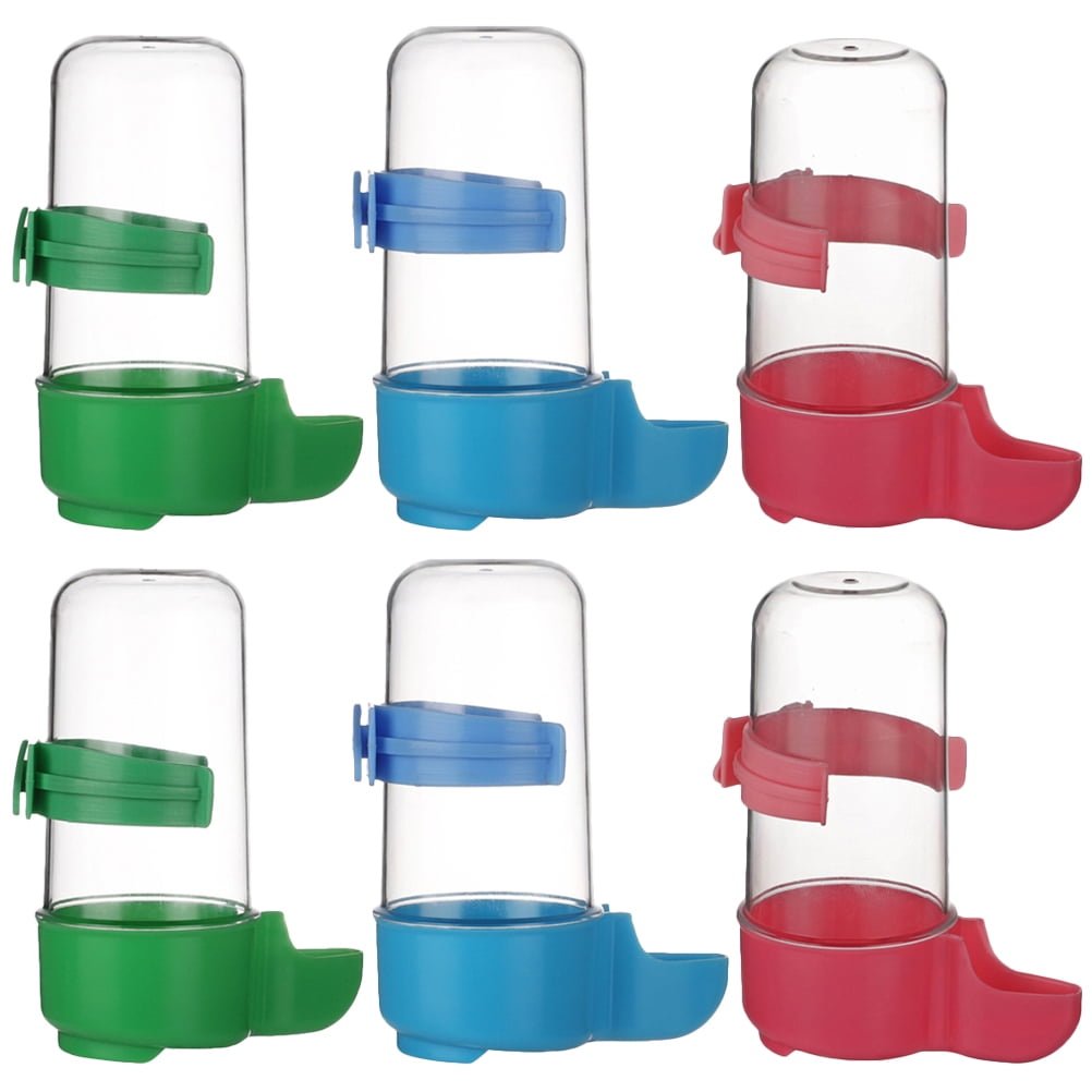 HOMEMAXS 1 Set 6 Pcs Bird Cage Accessories Bird Drinking Water Feeders