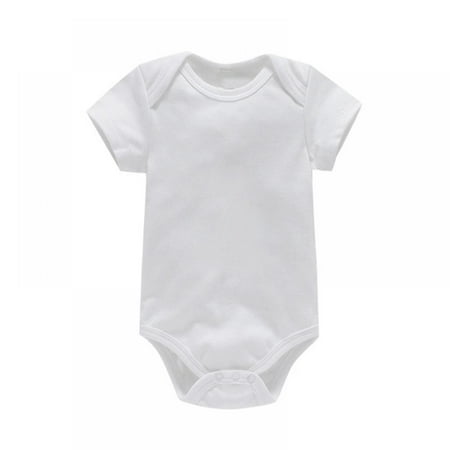 

Baby Boy or Girl Gender Neutral Bodysuits Variety Short Sleeve 3-Pack