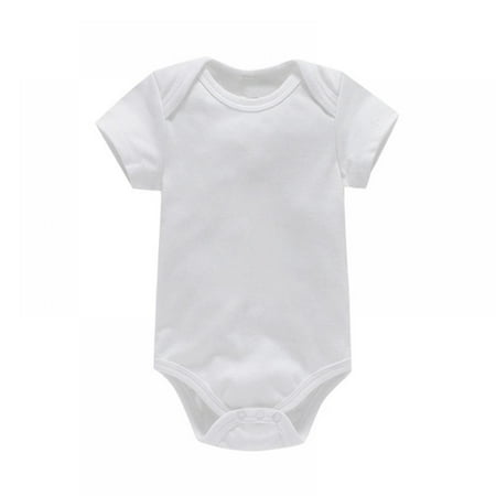 

Baby Boy or Girl Gender Neutral Bodysuits Variety Short Sleeve 3-Pack