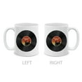 thumbnail image 2 of WIRESTER 11oz 325ml Ceramic Tea Cup Coffee Mug With Handgrip For Gift, Birthday, Anniversary, Christmas - Black Cat Music Vol.13, 2 of 7