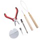 thumbnail image 5 of Kit De Extensiones De Cabello, Kit De Herramientas Para Extensiones De Cabello Con Aguja Y Gancho Para Tirar, Microanillos Para Peinar, 5 of 7