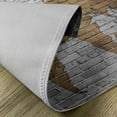 thumbnail image 5 of Ambesonne Vintage Place Mats Set of 4, Countries Continents, Standard Size, Pale Grey Pale Brown, 5 of 6