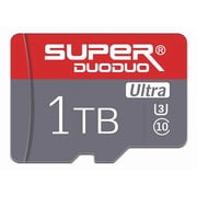 1 T Micro SD Card Class 10 SDHC SDXC , UHS-I, C10, U3, V30, 4K, 1024 Large Capacity Full HD Memory Card Suitable For Smartphones, Cameras, Computers, Gaming And Other Android Devices (1 Pack)