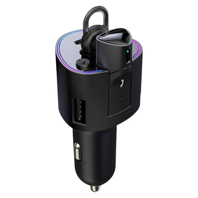 Wireless Bluetooth Headset Noise Cancelling Clear Sound Stable Connection Lightweight Earbuds Bluetooth Headphones for Car Black