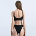 thumbnail image 2 of HAWEE Maillots de Bain pour Femmes Rehausseur Taille Haute String 2 Pcs Bikini Imprimé Ensemble, 2 of 7