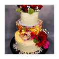 thumbnail image 3 of Acrylic Cake Display Board Hexagonal Cake Tray DIY Cake Refillable Board Base Clear Cake Stand Decor Tools 20X20X10CM, 3 of 5
