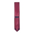 thumbnail image 3 of Corbata Tommy Hilfiger Core Micro Red Silk tejida para hombre, 3 of 4
