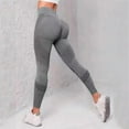 thumbnail image 2 of Ramiter Sweatpants Women Women'S Tight High Waist Quick Dry Running Bodybuilding with Pockets Long Pants Yoga Pants Wide Leg Yoga Pants below Waist M,Dark Gray, 2 of 5