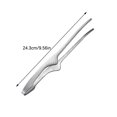thumbnail image 3 of Stainless Steel Food Clip Kitchen Food Barbecue Meat Clip Barbecue Sausage Rotating Pliers BBQ Sausage Turning Tongs, 3 of 9