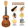 thumbnail image 3 of Kala KA-15S Satin Mahogany Soprano Ukulele Bundle with Gig Bag, Tuner, Strap, Fender Play, Austin Bazaar Instructional DVD, and Polishing Cloth, 3 of 6