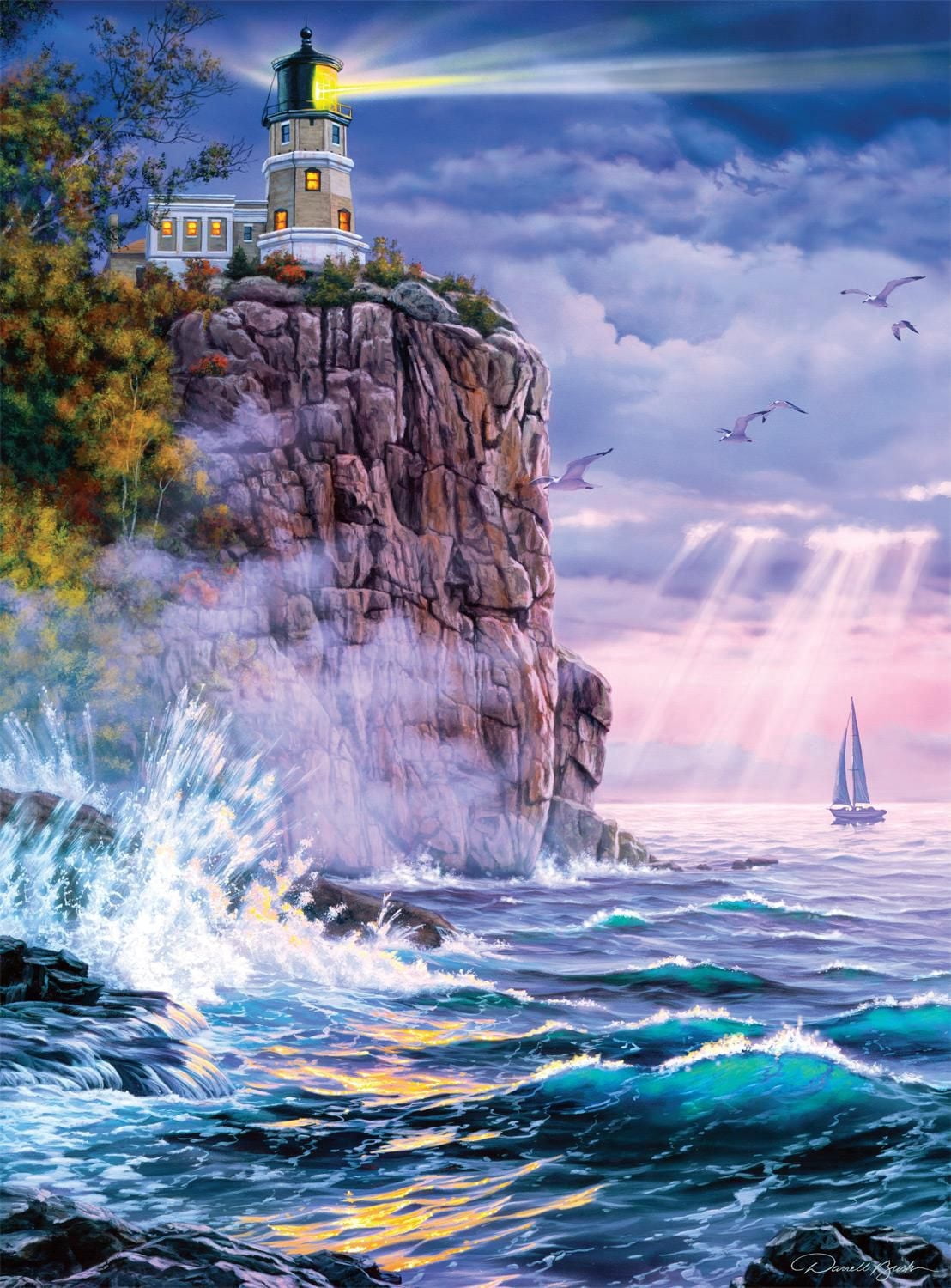 Buffalo Games - Darrell Bush - Keeping the Light - 1000 Piece Jigsaw Puzzle