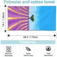 thumbnail image 2 of Hand Towel Set of 2,Lavender Field and Tree Face Washcloths Fingertip Kitchen Towels 28 x 14 Inch Soft Bath Dish Cloth for Bathroom Gym Hotel Salon Spa Sport, 2 of 14