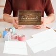 thumbnail image 2 of Koyal Wholesale Wedding Day Gift Cards Set with Envelopes Set of 8 Rustic Wood To My Bridesmaid On My Wedding Day Cards, 2 of 5