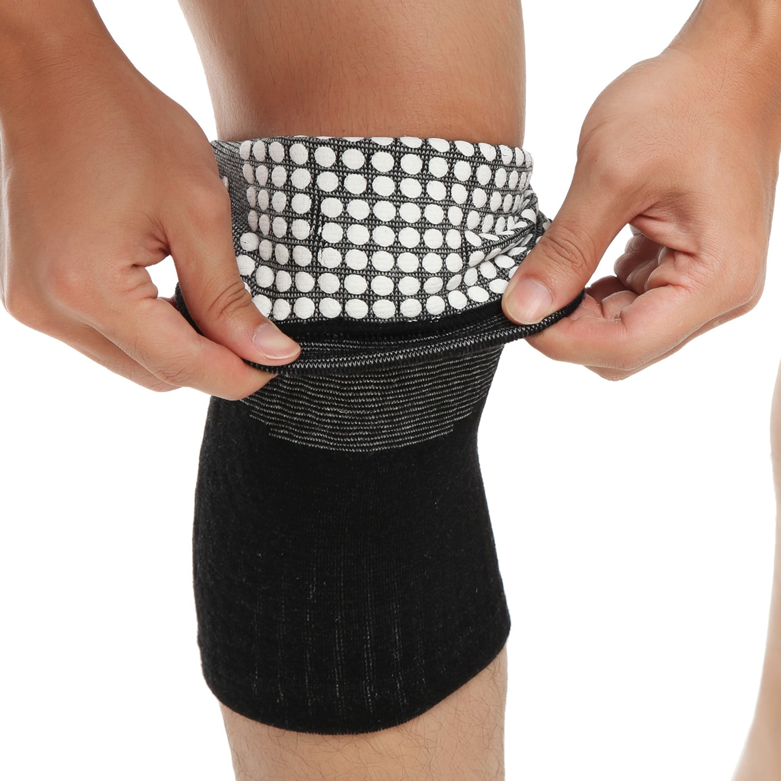 CFR Reflexology Knee Brace Sleeves (Pair) for Joint Pain and Arthritis