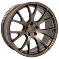 thumbnail image 2 of OE Wheels DG69 22 Inch Rim Fits Ram Hellcat Style 5x139.7 22x10 Satin Bronze (1), 2 of 2