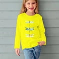 thumbnail image 5 of Blouse à Manches Longues pour Filles avec Mélange de Polyester Doux pour Tenue Décontractée Ou Habillée, 3-4 Ans, 5 of 5