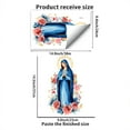 thumbnail image 3 of Ohmyroo December 12 Our Lady Of Guadalupe Wall Sticker Removable PVC Decor, 3 of 6